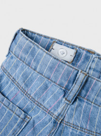 NAME IT Wide Jeans Rose Light Blue Denim Multi
